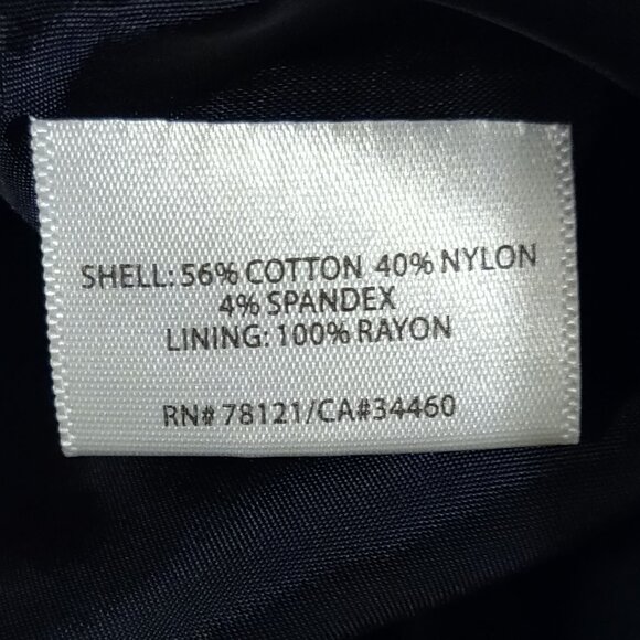 Eileen Fisher Black Belted Double Breasted Trench Coat SIZE MEDIUM - Picture 9 of 10